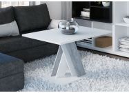 Konferenční stolek CASA 84002 bílá mat/beton