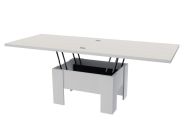 jídelní/konferenční stůl, barva alpská bílá