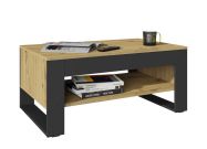 Konferenční stolek CASA 57032 artisan/černá