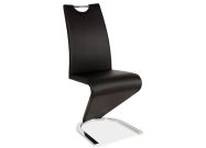 Jídelní čalouněná židle H-090 černá