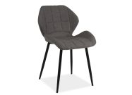 Jídelní čalouněná židle CASA 11385 šedá/černá