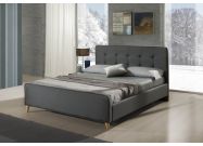 Čalouněná postel 160x200 CASA 82001 šedá