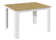 Jídelní stůl CASA 57009 120x80 artisan/bílá