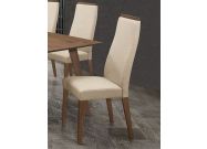 Jídelní čalouněná židle CASA 95156 ořech/béžová