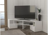 Televizní stolek rovný/rohový CASA 28079 bílá